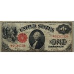 Spojené státy americké, Dollar 1917, Legal Tender, série E, náhradní série s hvězdou