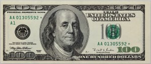 USA, 100 Dollars 1996