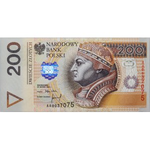 III RP, 200 złotych 25.03.1994, Seria AA