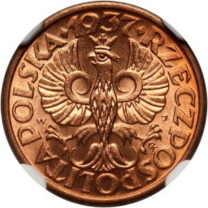 II RP, penny 1937, Varšava