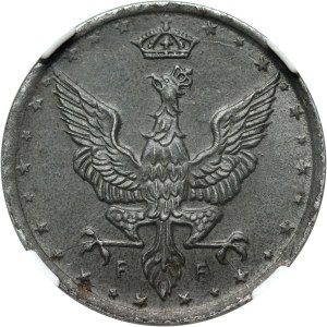 Poľské kráľovstvo, 10 fenig 1917 FF