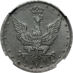 Kingdom of Poland, 10 fenig 1917 FF