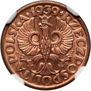 II RP, 1939 penny, Warsaw