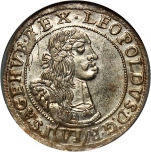 Hungary, Leopold I, 6 Kreuzer 1667 KB, Kremnitz