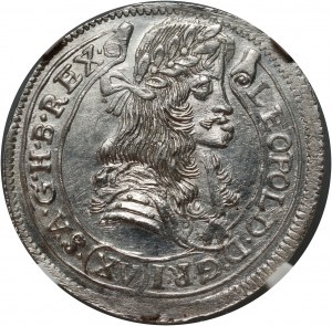 Ungheria, Leopoldo I, 15 krajcars 1678 KB, Kremnica