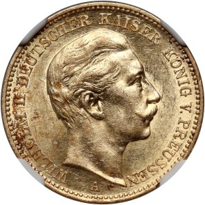 Německo, Prusko, Wilhelm II, 20 marek 1905 A, Berlín