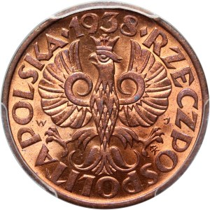 II RP, 2 pennies 1938, Warsaw