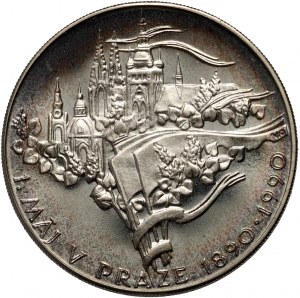 Československo, 100 korún 1990, 1. mája, PROOF