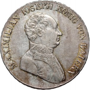 Německo, Bavorsko, Maximilian I Joseph, tolar (Conventionsthaler) 1814
