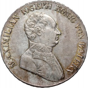 Niemcy, Bawaria, Maksymilian I Józef, talar (Conventionsthaler) 1814