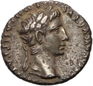 Cesarstwo Rzymskie, Oktawian August 27 p.n.e.-14 n.e, denar, Lyon