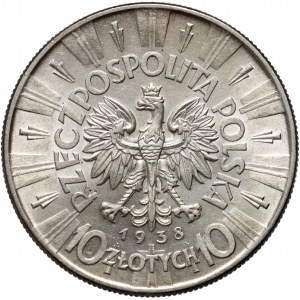 II RP, 10 zloty 1938, Warsaw, Józef Piłsudski