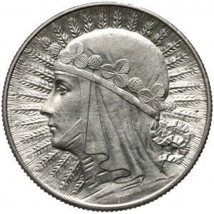 II RP, 5 złotych 1933, Warszawa, Głowa Kobiety