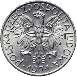 Poľská ľudová republika, 5 zlotých 1971, Rybár