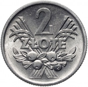 PRL, 2 zloté 1959, Varšava, Jagody