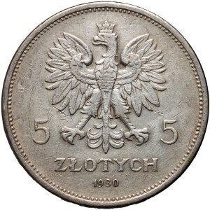 II RP, 5 złotych 1930, Warszawa, Nike