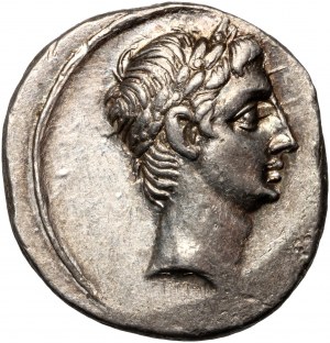 Roman Empire, Octavian, Denar 30-29 BC, Rome?