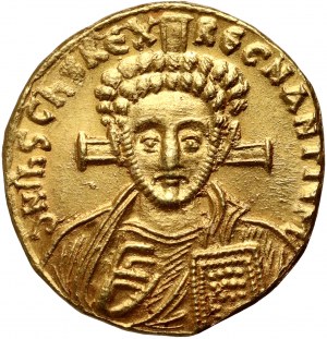 Bizancjum, Justynian II 705-711, solidus, Konstantynopol