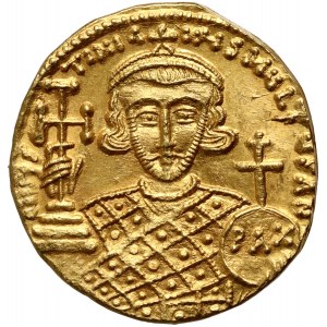 Byzancia, Justinián II. 705-711, solidus, Konštantínopol