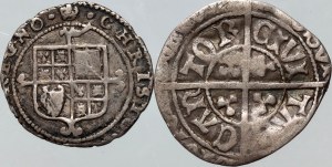 Angleterre, ensemble de pièces 1461-1670 (2 pièces)