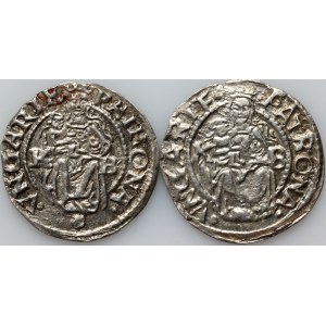 Hungary, Ferdinand I, Denar 1537 KB, Denar 1547 KB, Kremnitz (2 pcs.)
