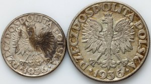 II RP, 2 zl. 1936, 5 zl. 1936, Plachetnice