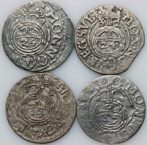 Occupazione svedese, Gustavo II Adolfo, serie di mezzi binari datati 1630-1634 (4 pezzi)