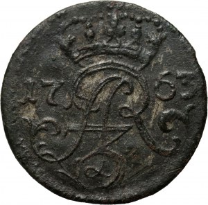 Auguste III, shilling 1763 ICS, Elbląg