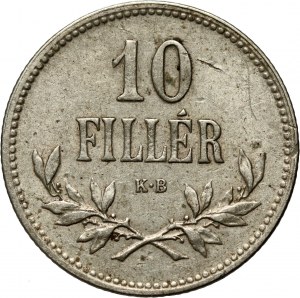 Hungary, Charles IV, 10 Filler (1915-1920) KB, Kremnitz, Mint Error