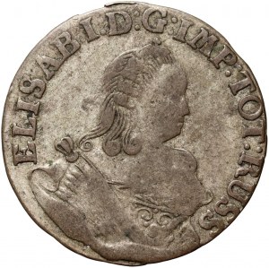 Russie, Elizabeth I, six pence 1761, Königsberg