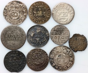 Poľsko, 15.-16. storočie, sada mincí (10 kusov)