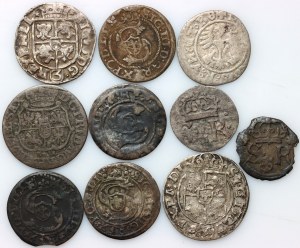 Polska, XV-XVI wiek, zestaw monet (10 sztuk)