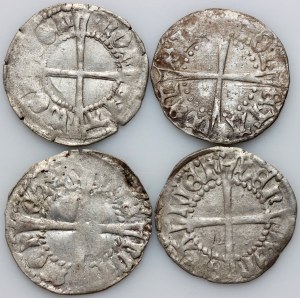 Livonia, set of Shillings 1483-1535, Wenden (4 pieces)