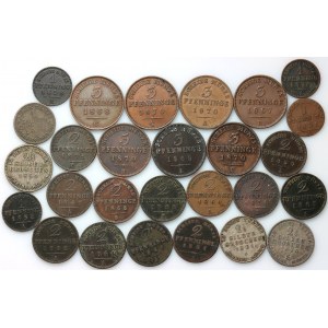 Germany, set of coins from 1821-1871 (27 pieces)