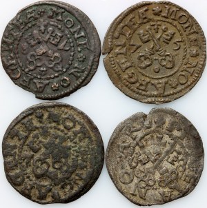 Riga, set of shellacs dated 1568-1578 (4 pieces)