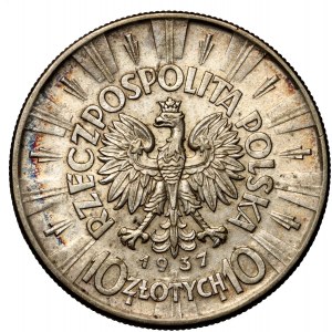 II RP, 10 złotych 1937, Warszawa, Józef Piłsudski