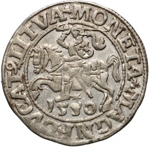 Sigismond II Auguste, demi-penny 1550, Vilnius