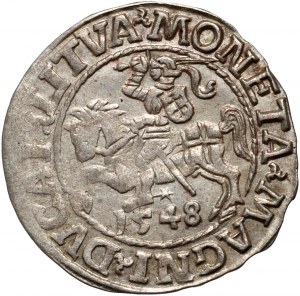 Sigismondo II Augusto, mezzo penny 1548, Vilnius