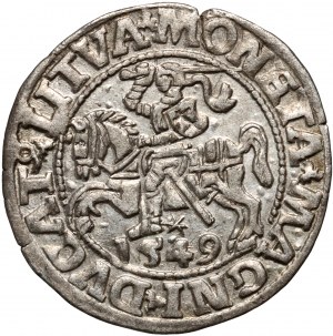 Sigismondo II Augusto, mezzo penny 1549, Vilnius