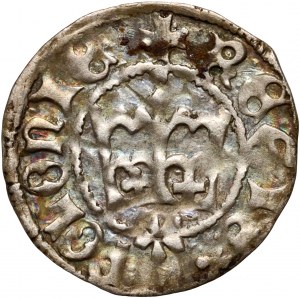 Kazimierz IV Jagiellończyk 1446-1492, půlpenny bez data, Krakov