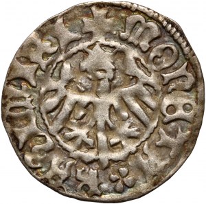 Kazimierz IV Jagiellończyk 1446-1492, demi-penny sans date, Cracovie