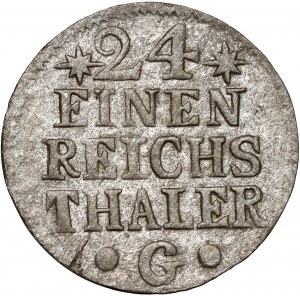 Niemcy, Prusy, Fryderyk II, 1/24 talara 1753 G, Szczecin