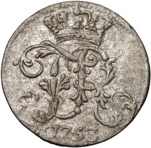 Německo, Prusko, Fridrich II, 1/24 tolaru 1753 G, Štětín