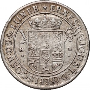 Niemcy, Brunszwik-Luneburg, Ernest August, 2/3 talara 1691 HB