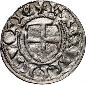 Ordre des chevaliers de l'épée, Gisbrecht von Ruttenberg 1424-1433, shilling sans date, Rewal