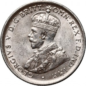 Australie, George V, 2 shillings (florin) 1918 M, Melbourne