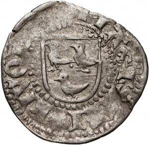 Ordre des chevaliers de l'épée, Bernd von der Borch 1471-1483, shilling sans date, Wenden