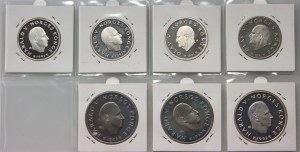 Norway, set of silver commemorative coins (7 pieces) from 1991-1993