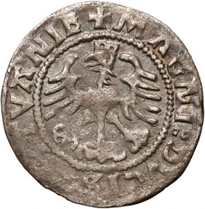Sigismond Ier le Vieux, demi-penny 1524, Vilnius