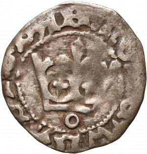 Władysław Jagiełło 1386-1434, demi-penny, Cracovie, référence o.